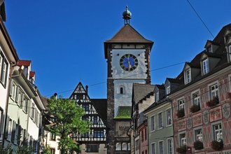 die Innenstadt von Freiburg